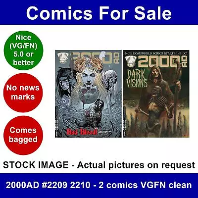 Buy 2000AD #2209 2210 - 2 Comics VGFN Clean • 4.99£