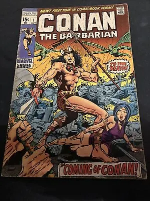 Buy Conan The Barbarian #1 - Marvel Comics - 1970 • 395£