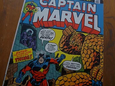 Buy Captain Marvel #26 Marvel Comics (1973) 🔑 Thanos Cover/Death Friedrich/Starlin • 44.99£