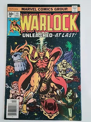 Buy Warlock 15 (1976) - 1st Gamora Cover & Origin Of Thanos! • 17.34£