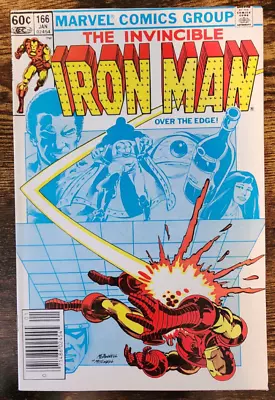 Buy IRON MAN #166 Marvel Comics 1983 NEWSSTAND (9.2) Near Mint- • 7.12£