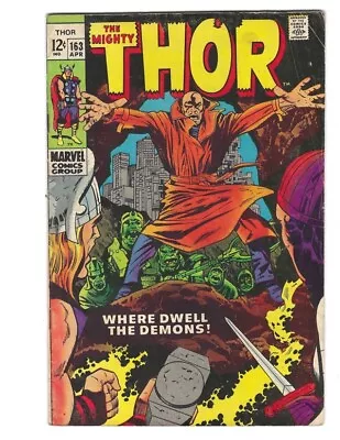 Buy Thor #163 1969 VG+ Or Better! 2nd Brief Appearance Of Him (Warlock) Combine • 11.98£
