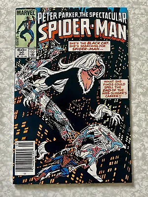 Buy Spectacular Spider-Man #90 NEWSSTAND KEY First Black Suit Preview High Grade • 27.98£