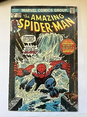 Buy Amazing SpiderMan 151 Death Marvel 1975 Mary Jane Variant Mark Jewelers Comic • 51.24£