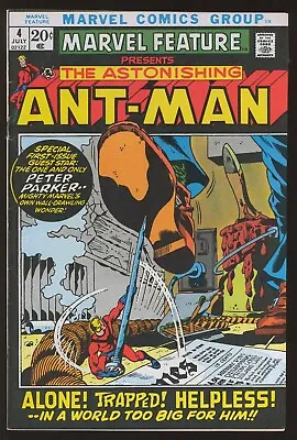 Buy Marvel Feature #4 1972 VF+ 1st Bronze Age Ant-Man, Spider-Man X-Over FREE SHIP • 39.82£