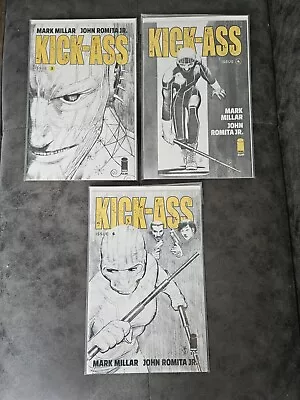 Buy Kick Ass Vol. 4 #3,4, And 6 Sketch Variants Image Millar Romita Jnr  • 14£