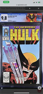 Buy Incredible Hulk # 340 (1988) CGC 9.8 WHITE Pages Iconic McFarlane Cover MINT!🔥 • 1,917.28£