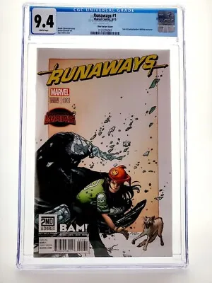 Buy Runaways #1 2nd & Charles/BAM Exclusive CGC 9.4 White Pages • 117.75£