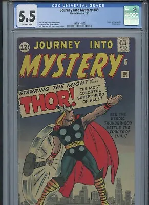 Buy Journey Into Mystery #89 1963 CGC 5.5 • 723.85£