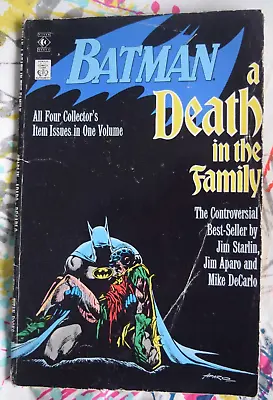 Buy Batman: A Death In The Family By Jim Starlin DC Comics TPB Graphic Novel • 6.95£