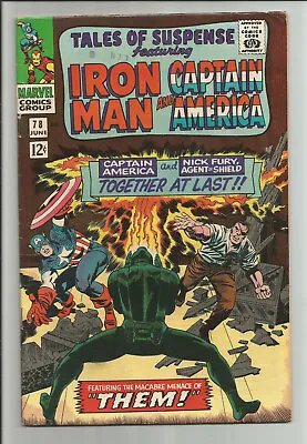 Buy Tales Of Suspense #78  Iron Man And Captain America FN+  6.5 • 22.93£