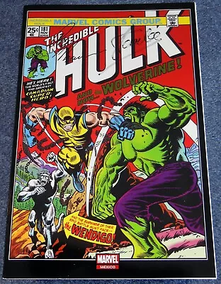 Buy Incredible Hulk #181~signed Stan Lee + Roy Thomas~marvel Comics~mexico~coa~1996 • 221.36£
