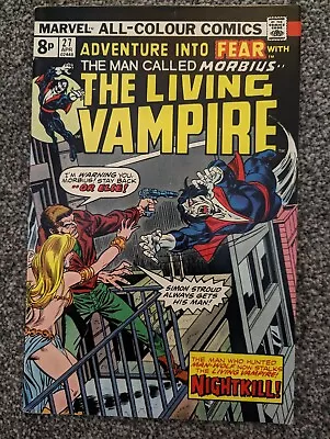 Buy Adventure Into Fear 27. Morbius. Marvel 1975. Combined Postage • 2.98£