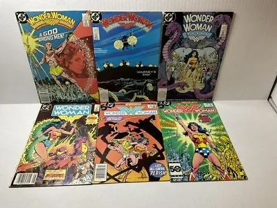 Buy Wonder Woman Comic Books (Lot Of 6: Issue #23, 35, 37, 318, 328 & 329) 1984 • 39.58£
