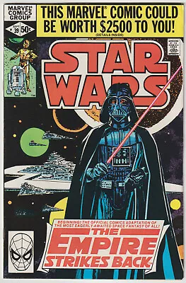 Buy Star Wars #39 (Sep 1980, Marvel), FN Condition (6.0), Adapts Empire Strikes Back • 7.20£