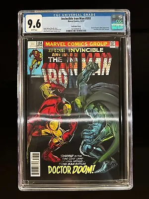 Buy Invincible Iron Man #593 CGC 9.6 (2017) Lenticular - Iron Man #150 - Doctor Doom • 47.40£