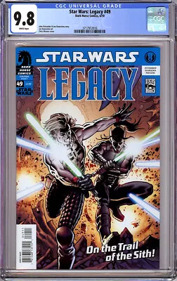 Buy Star Wars Legacy #49 Cgc 9.8 White Pages 2010 • 79.02£
