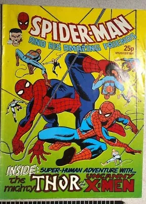 Buy SPIDER-MAN & HIS AMAZING FRIENDS #570 (1984) Marvel Comics UK Thor VG+ • 11.91£