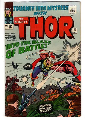 Buy Journey Into Mystery #117 (1965) - Grade 4.5 - Into The Blaze Of Battle - Thor! • 47.31£