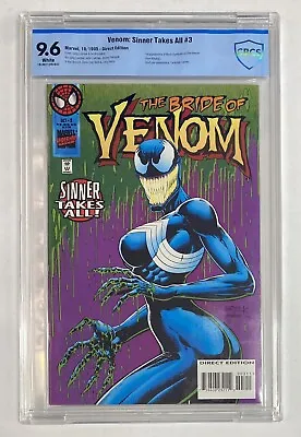 Buy VENOM: SINNER TAKES ALL #3 CBCS 9.6 1st She-Venom Anne Weying • 94.29£