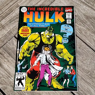 Buy The Incredible Hulk #393 (Marvel 1992) 30th Anniversary Green Foil Edition • 5.70£