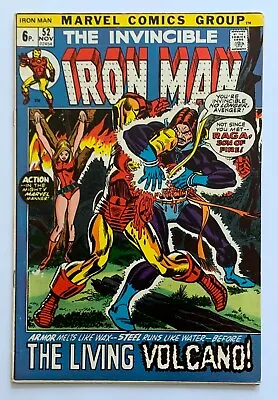 Buy Iron Man #52 Bronze Age Comic (Marvel 1972) FN/VF Condition Comic • 29.50£