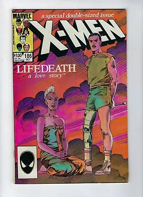 Buy UNCANNY X-MEN # 186 (LIFEDEATH, FORGE App. Double Size Issue, OCT 1984) VF- • 4.95£