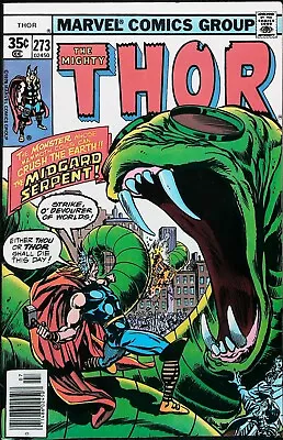 Buy Mighty Thor #273 Vol 1 (1978) KEY *1st Appearance Of Red Norvell* - VF+ • 8.69£