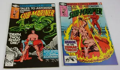 Buy Tales To Astonish 13 14 Sub-Mariner Comic Book Lot 1980 VF/NM • 7.07£