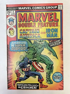 Buy Marvel Double Feature #8 Nm Captain America Super-adaptoid 1975 Bronze Age • 7.16£