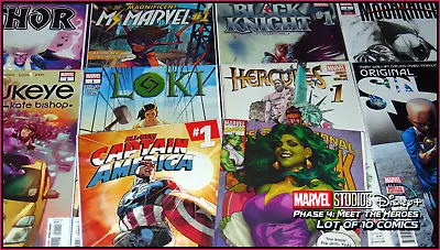 Buy Hawkeye Hercules Moon Knight Ms Marvel She-hulk #1 Marvel Phase 4 Lot Of 10 Nm • 47.32£