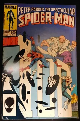 Buy Spectacular Spider-man 100 Marvel Comic Dr Ohnn The Spot Milgrom Sharen 1985 Vf- • 11.99£