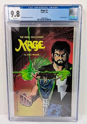 Buy Mage The Hero Discovered #1 CGC 9.8 1984 - White Pages! • 290.78£