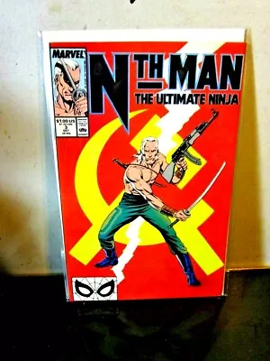 Buy Nth Man The Ultimate Ninja #3 (Oct 1989, Marvel) BAGGED BOARDED • 5.53£