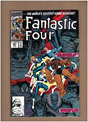 Buy Fantastic Four #347 Marvel 1990 Art Adams 1st New FF WOLVERINE HULK VF 8.0 • 3.62£