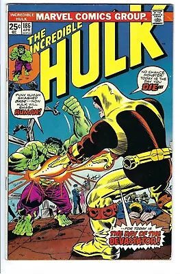 Buy The Incredible Hulk #186 VG+ 1975 Devastator! :) • 4.01£