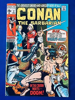 Buy Conan The Barbarian #2 FN- (5.5) MARVEL ( Vol 1 1970) Barry Smith Art • 53£