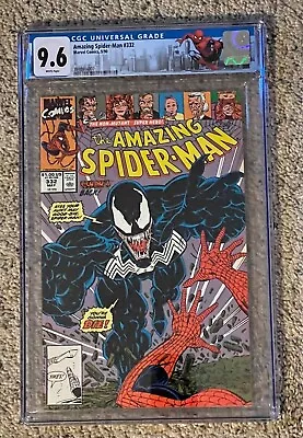 Buy Amazing Spider-man # 332 Cgc 9.6 White (marvel, 1990) Classic Venom Cover • 69.38£