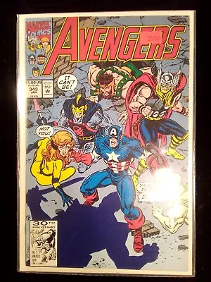 Buy Avengers #343 Marvel Comics 1992 1st App Black Knight Photon Sword  • 2.37£