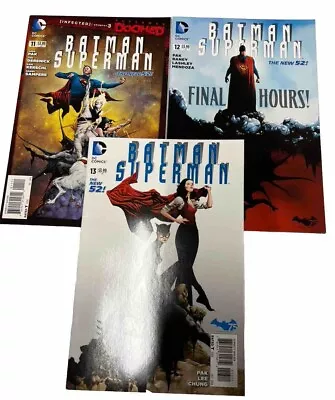 Buy The New 52!: Batman/superman #11,12,13 (9.6-9.8) First Contact/greg Pak/jae Lee • 11.94£