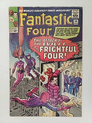 Buy Fantastic Four #36 - 1965 - 1st Appearance Of Medusa & The Frightful Four - KEY • 107.25£
