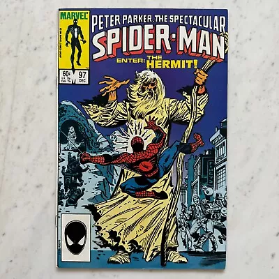 Buy PETER PARKER: THE SPECTACULAR SPIDER-MAN #97 NM- 1984 Marvel Comics Amazing • 9.55£