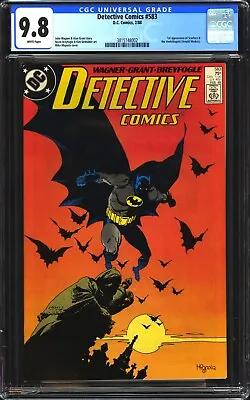 Buy Detective Comics #583 CGC 9.8 NM/MT WP 1st APP Ventriloquist & Scarface DC 1988 • 260.11£