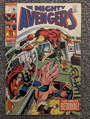 Buy Marvel Comics Avengers 66 Silver Age 1969 Ultron Appearance • 14.98£