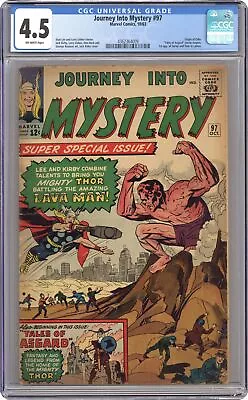 Buy Thor Journey Into Mystery #97 CGC 4.5 1963 4362364009 • 222.58£