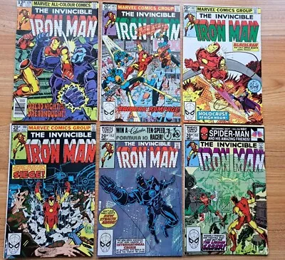 Buy Invincible Iron Man Marvel Comics 129, 145, 147, 148, 152, 153 Lot High Grade • 16.99£