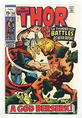 Buy Thor #166 VG/FN 5.0 1969 • 107.94£