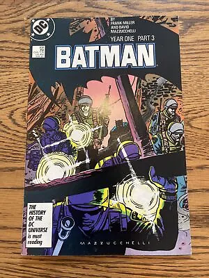 Buy Batman #406 (DC 1987) Year One Part 3 Frank Miller NM • 10.39£