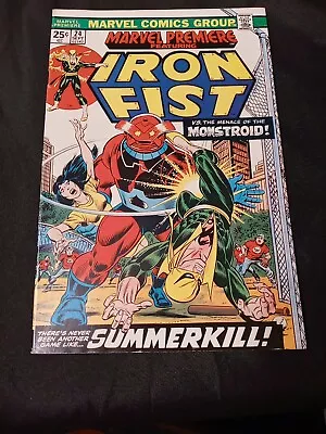 Buy Marvel Premiere #24 Featuring Iron Fist (1975) Vf+ White Pages • 19.76£