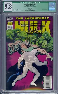 Buy Incredible Hulk #425 Cgc 9.8 Signed Peter David Liam Sharp White Pages • 65.19£